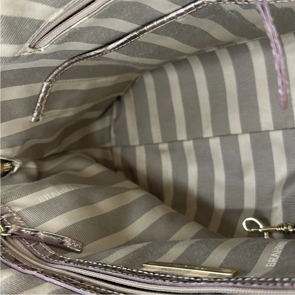 Brahmin Crocodile-Embossed Handbag - Picture 13 of 14